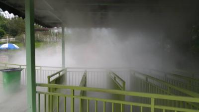 人造噴霧設備-景區檢票處降溫